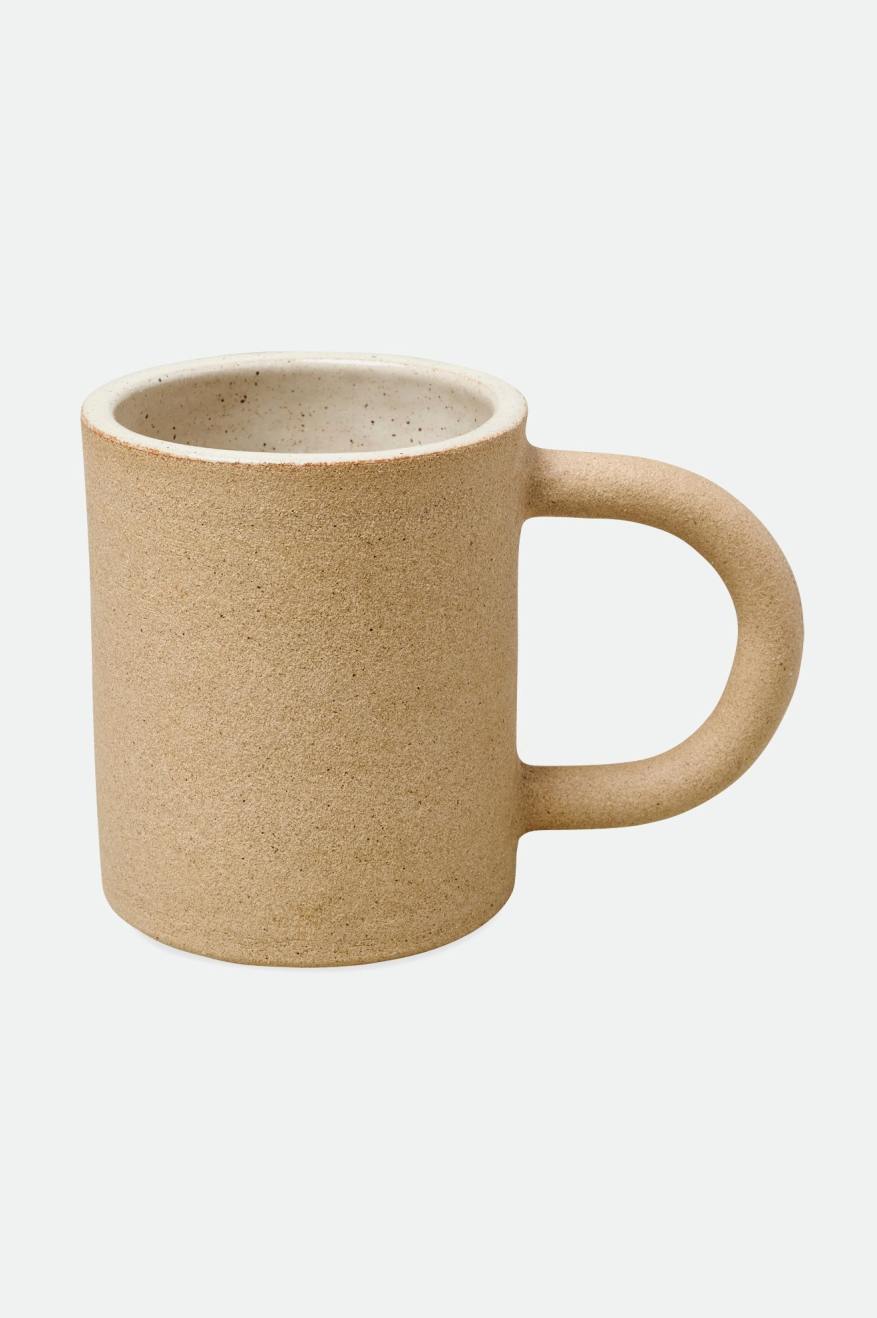 Accesorios Brixton O-M Hand Crafted Cerámico Mug Unisex Beige | 586042VHD