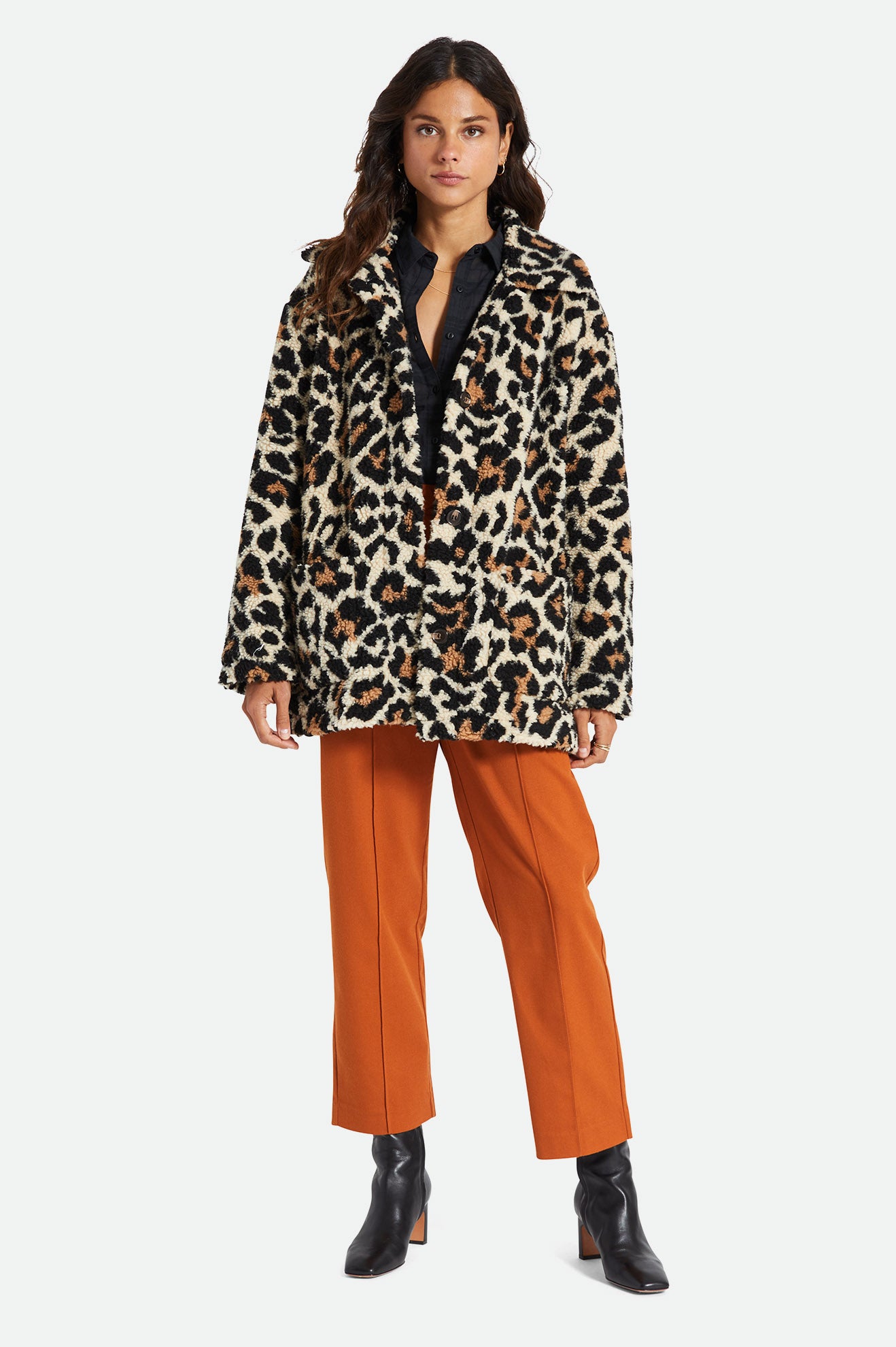 Chaquetas Brixton Bern Mujer Leopardo | 182947NTY