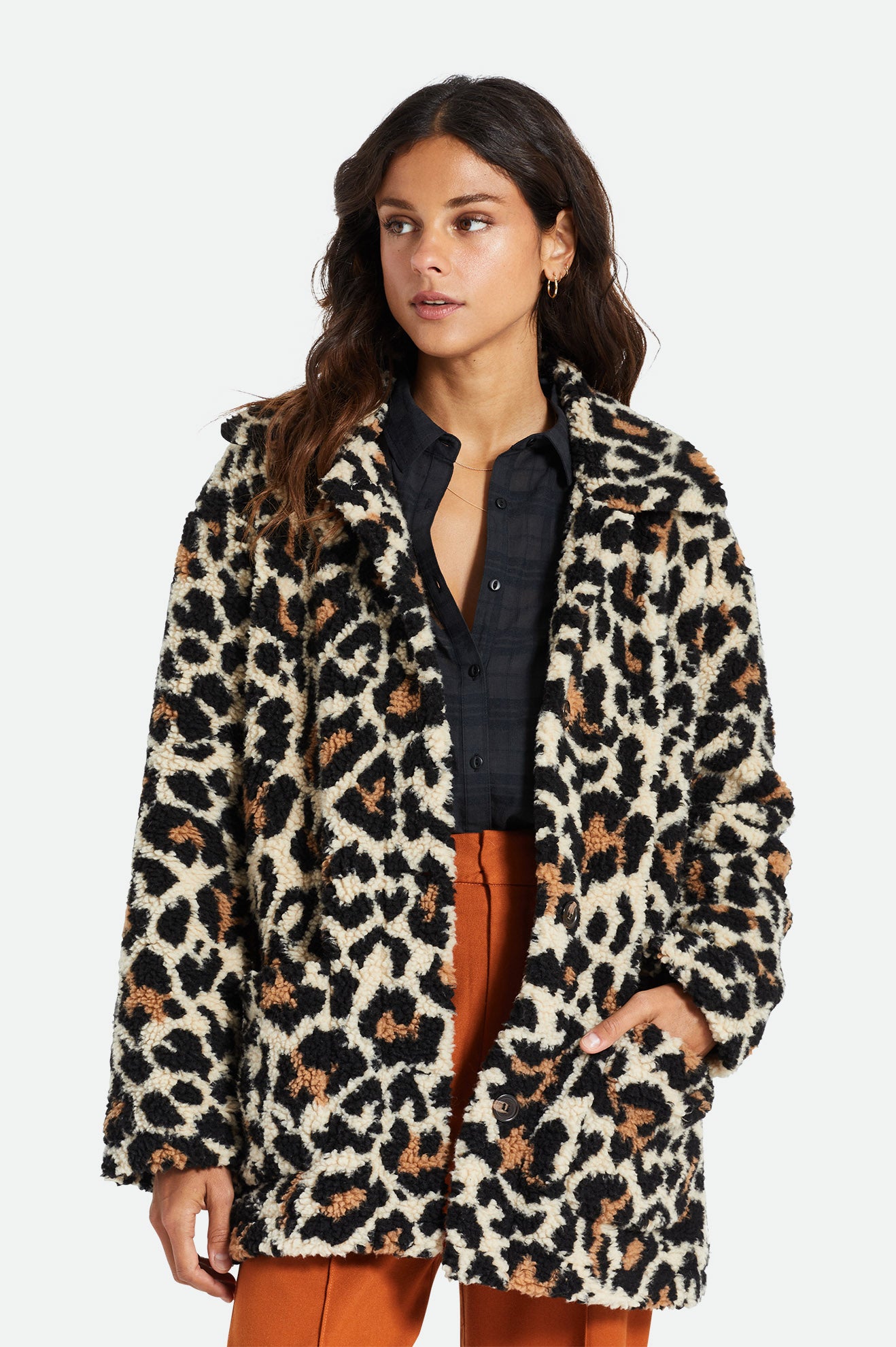 Chaquetas Brixton Bern Mujer Leopardo | 182947NTY