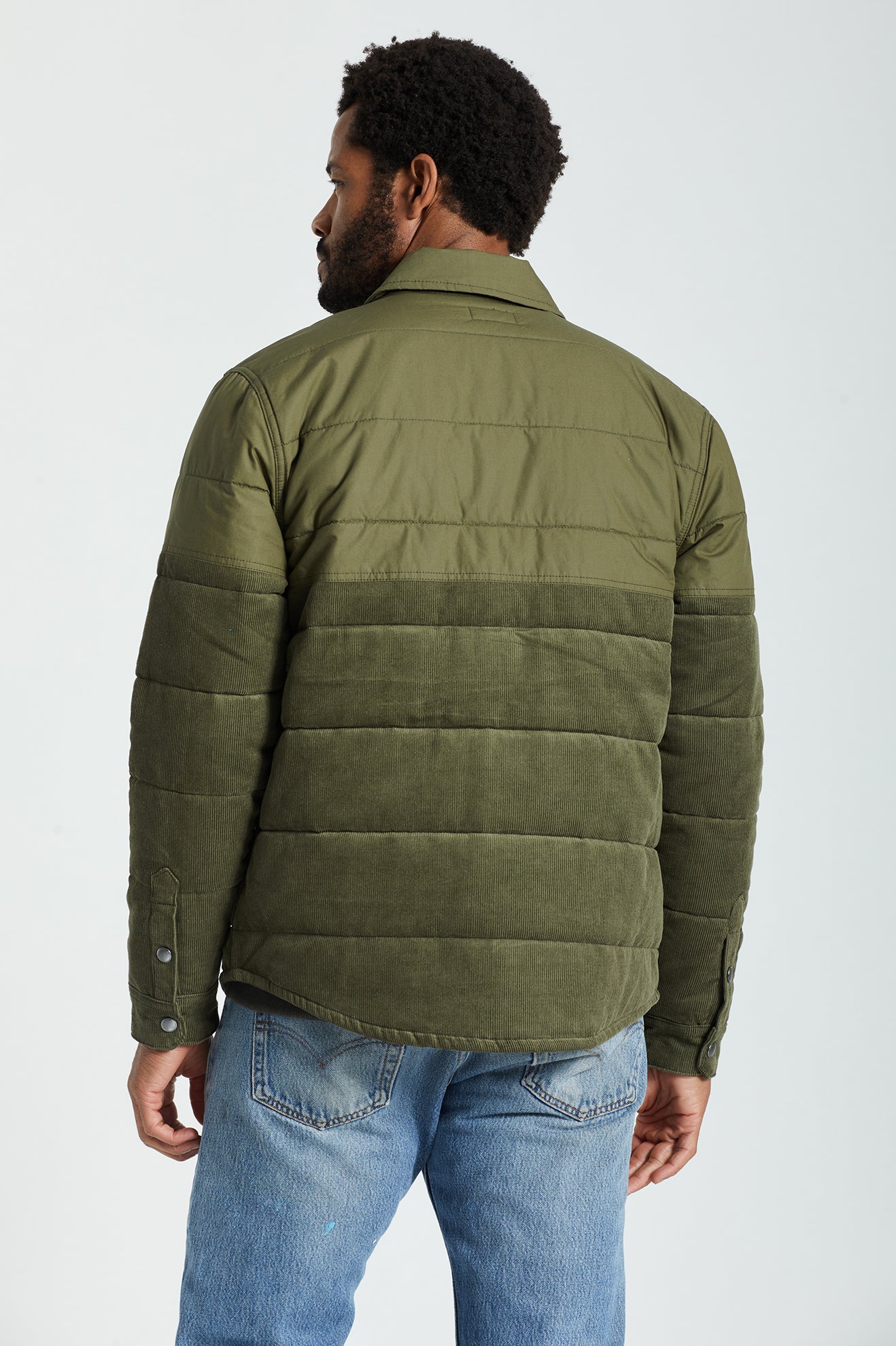 Chaquetas Brixton Cass Hombre Verde Oliva | 309258INM