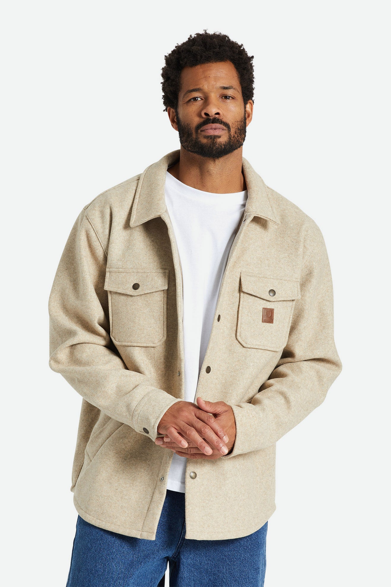 Chaquetas Brixton Durham Reserve Hombre Beige | 051493IZM