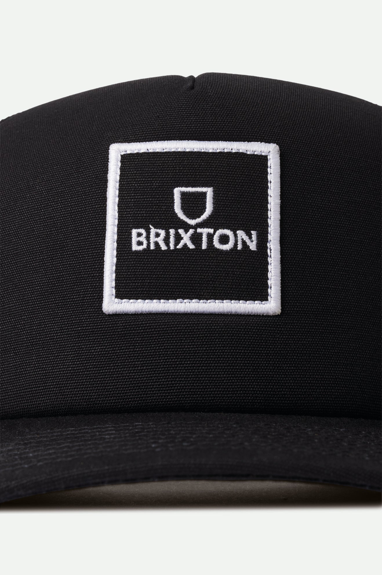 Gorras Brixton Alpha Block NetPlus MP Trucker Hat Hombre Negras | 425109VFP