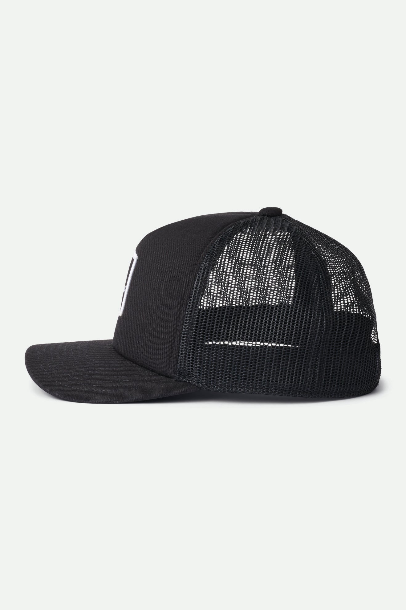 Gorras Brixton Alpha Block NetPlus MP Trucker Hat Hombre Negras | 425109VFP