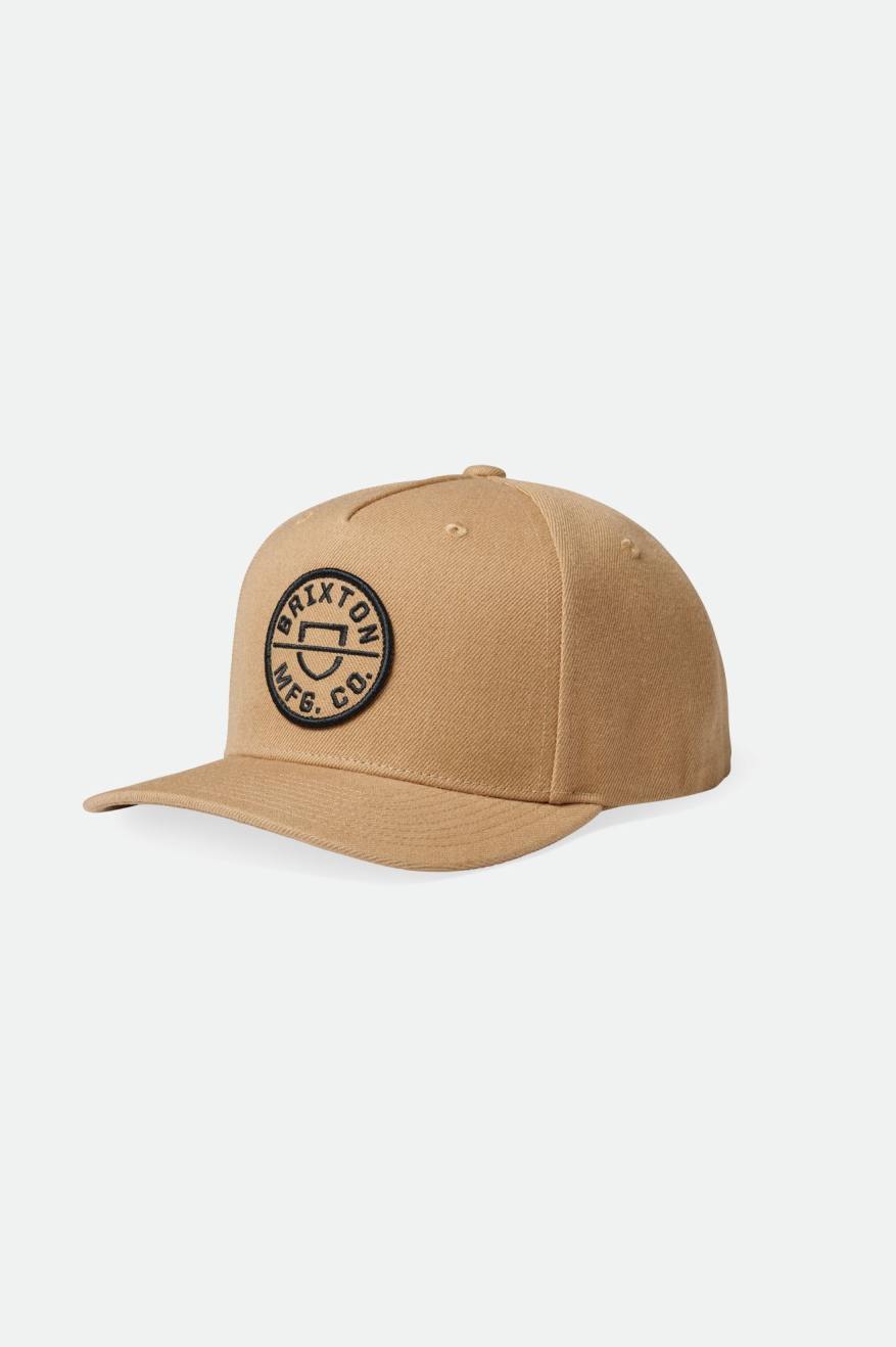 Gorras Brixton Crest C MP Hombre Beige | 907315CPQ