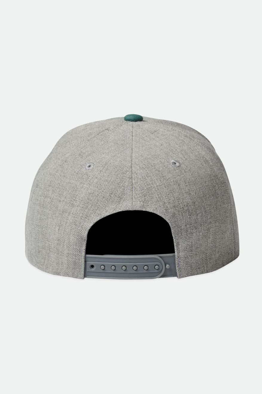 Gorras Brixton Crest C MP Hombre Gris Oscuro Verde Oscuro | 197348ICW