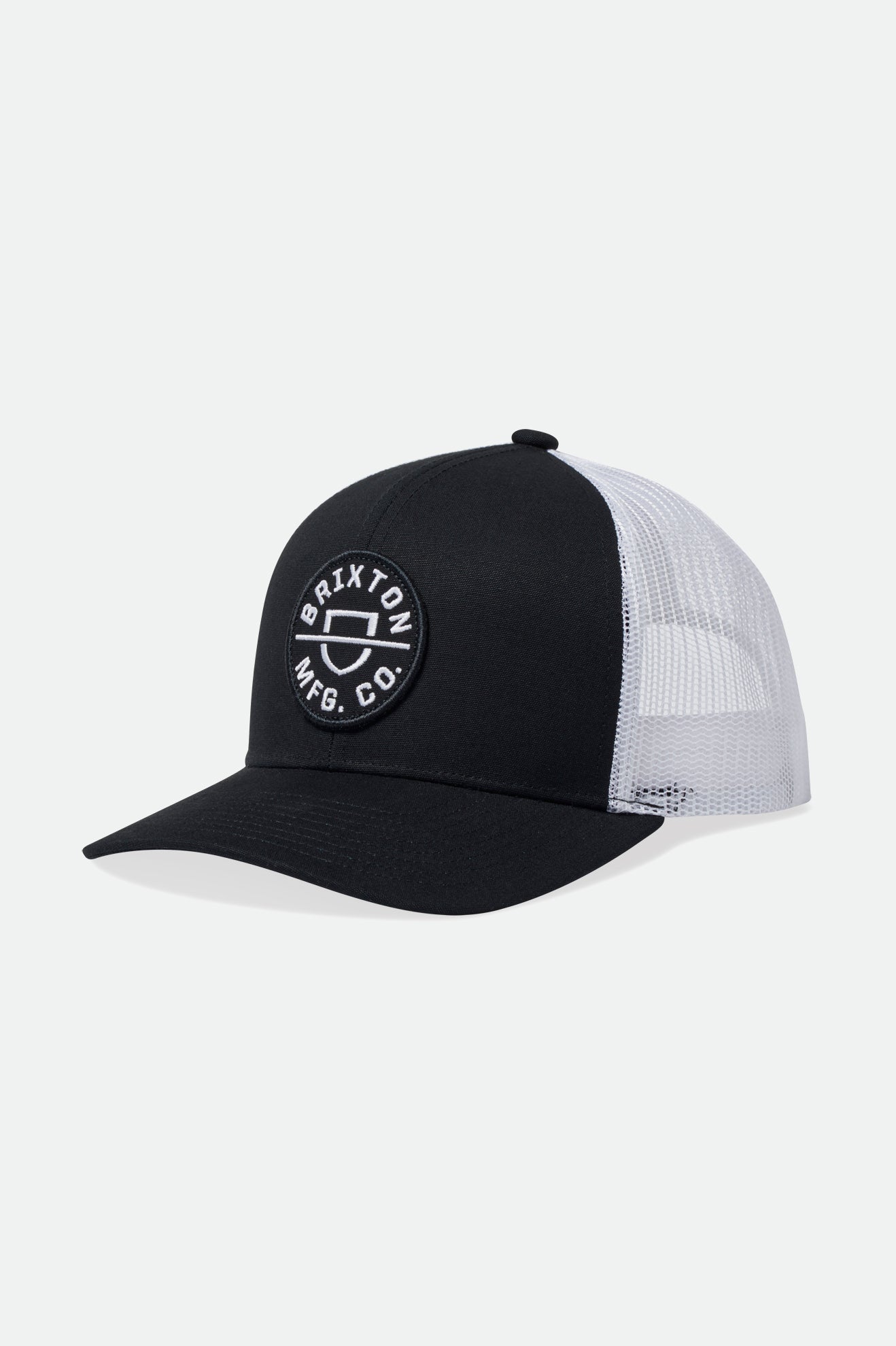 Gorras Brixton Crest NetPlus MP Trucker Hat Hombre Negras | 928763KGY