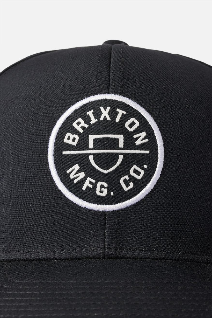 Gorras Brixton Crest Netplus MP Hombre Negras | 035691PBY