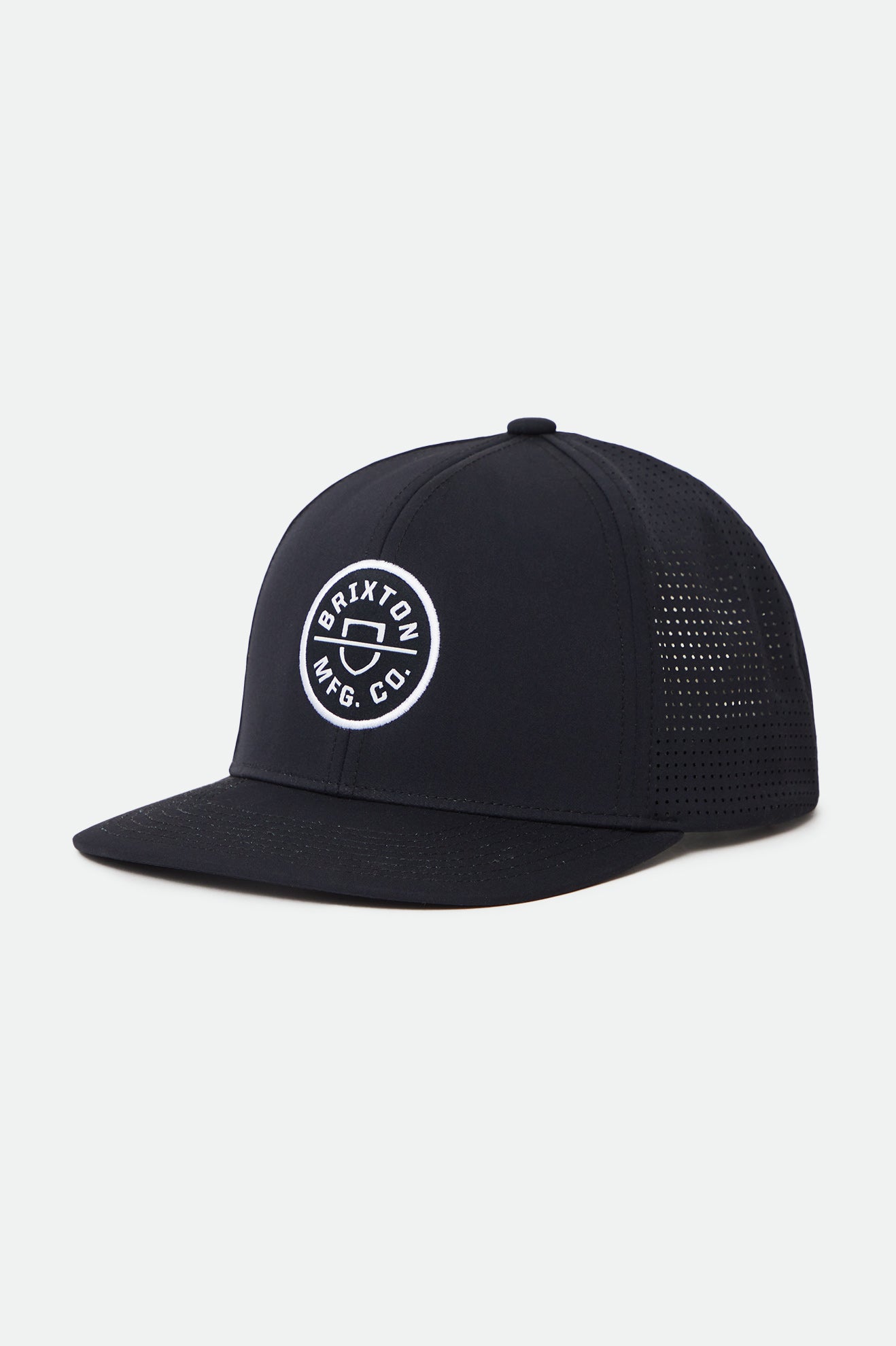 Gorras Brixton Crest Netplus MP Hombre Negras | 035691PBY