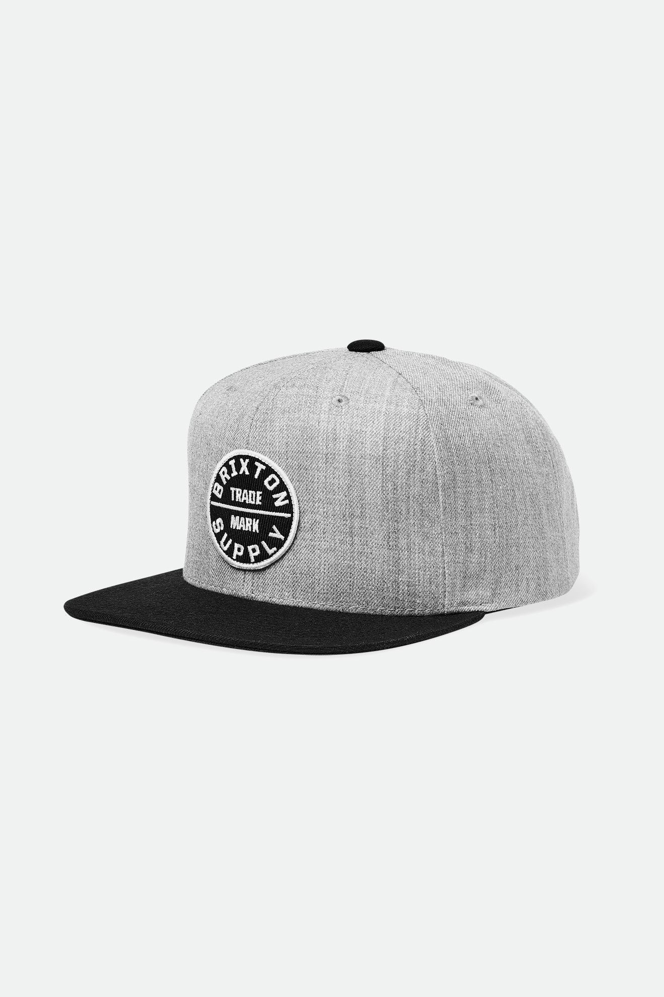 Gorras Brixton Oath III Hombre Gris Claro Negras | 467193KTD