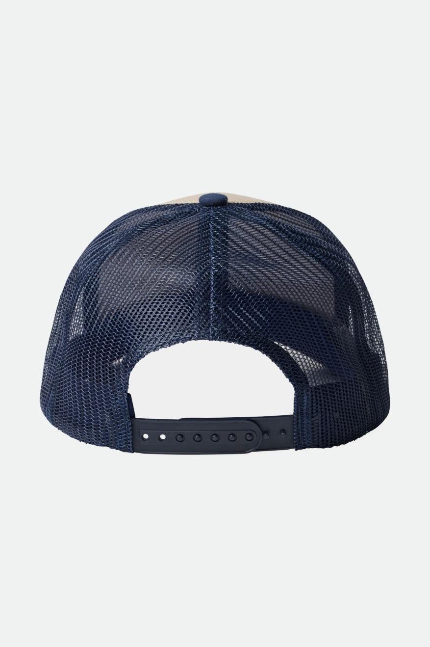 Gorras Brixton Rival Stamp NetPlus MP Trucker Hat Hombre Azul Marino | 503462JHB