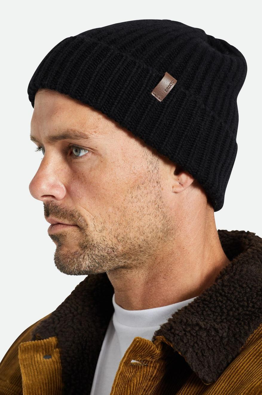 Gorros Brixton Heist Reserve Cashmere Hombre Negras | 402896KSN