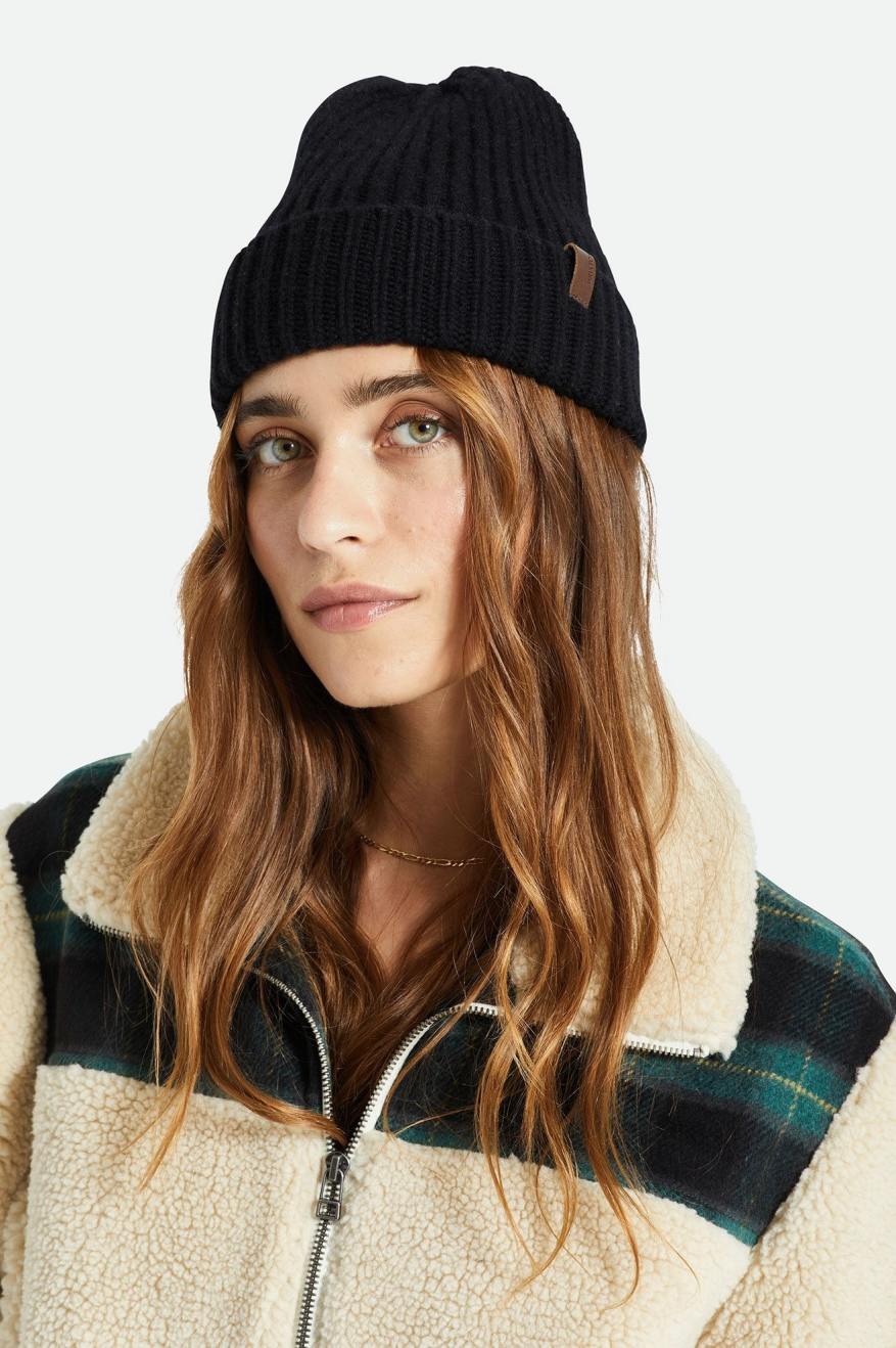 Gorros Brixton Heist Reserve Cashmere Mujer Negras | 618459NCK