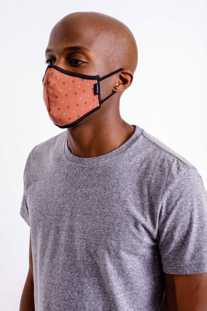 Mascarilla Brixton Antimicrobial 4-Way Stretch Unisex Rosas | 067941WCR