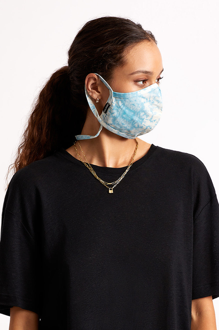 Mascarilla Brixton Everything Unisex Azules Naranjas Azules | 297415VGF