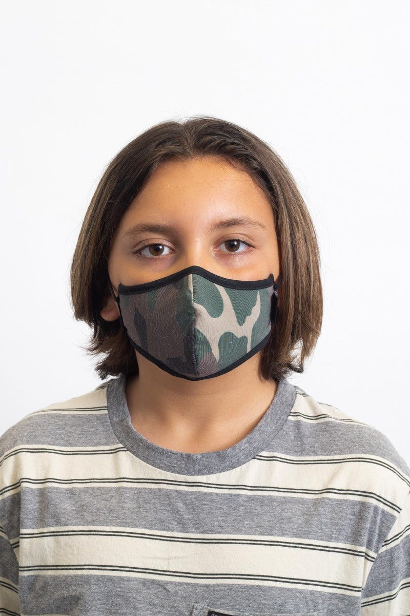 Mascarilla Brixton Youth Antimicrobial Unisex Camuflaje | 347108TJD