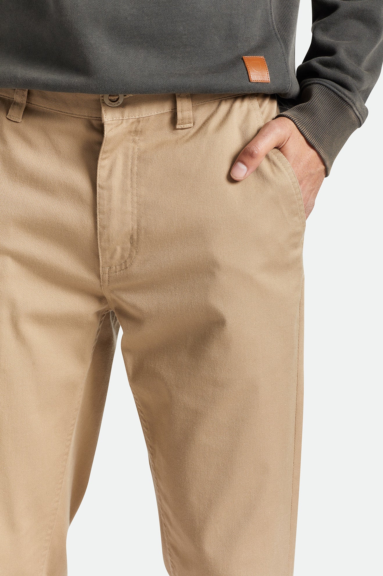 Pantalones Brixton Choice Chino Hombre Kaki | 347185TBD