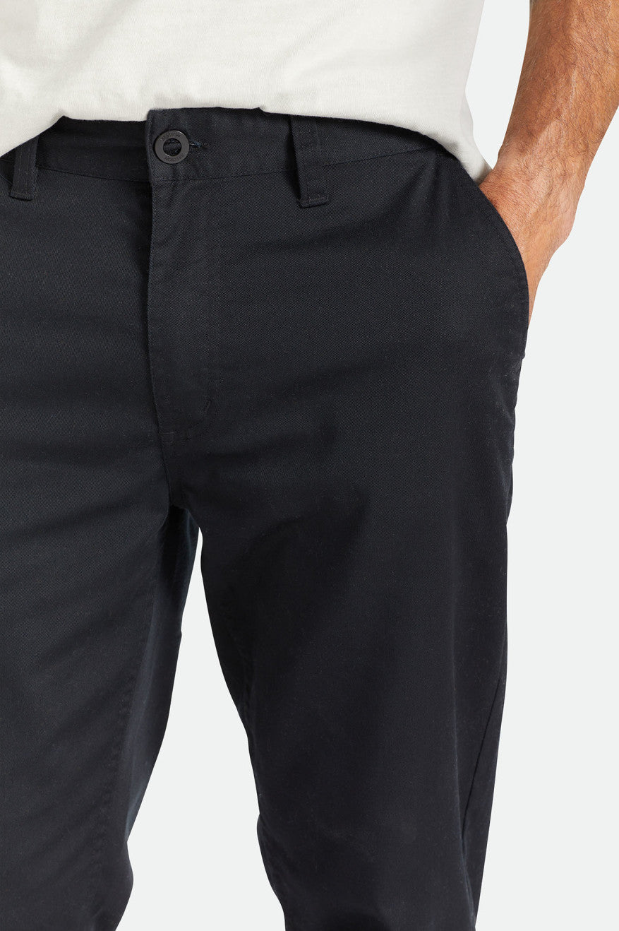 Pantalones Brixton Choice Chino Regular Hombre Negras | 197038TDW