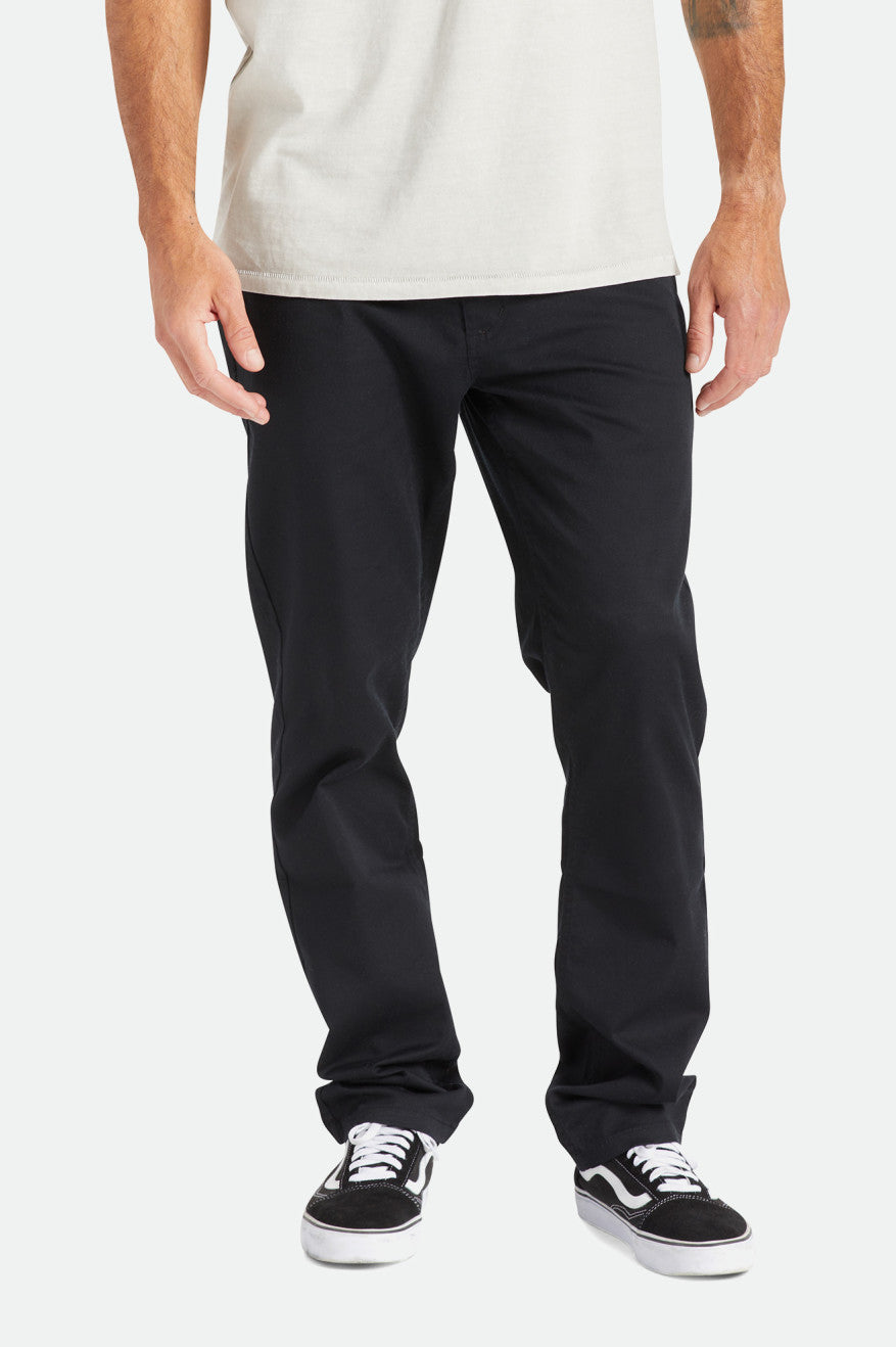 Pantalones Brixton Choice Chino Regular Hombre Negras | 197038TDW