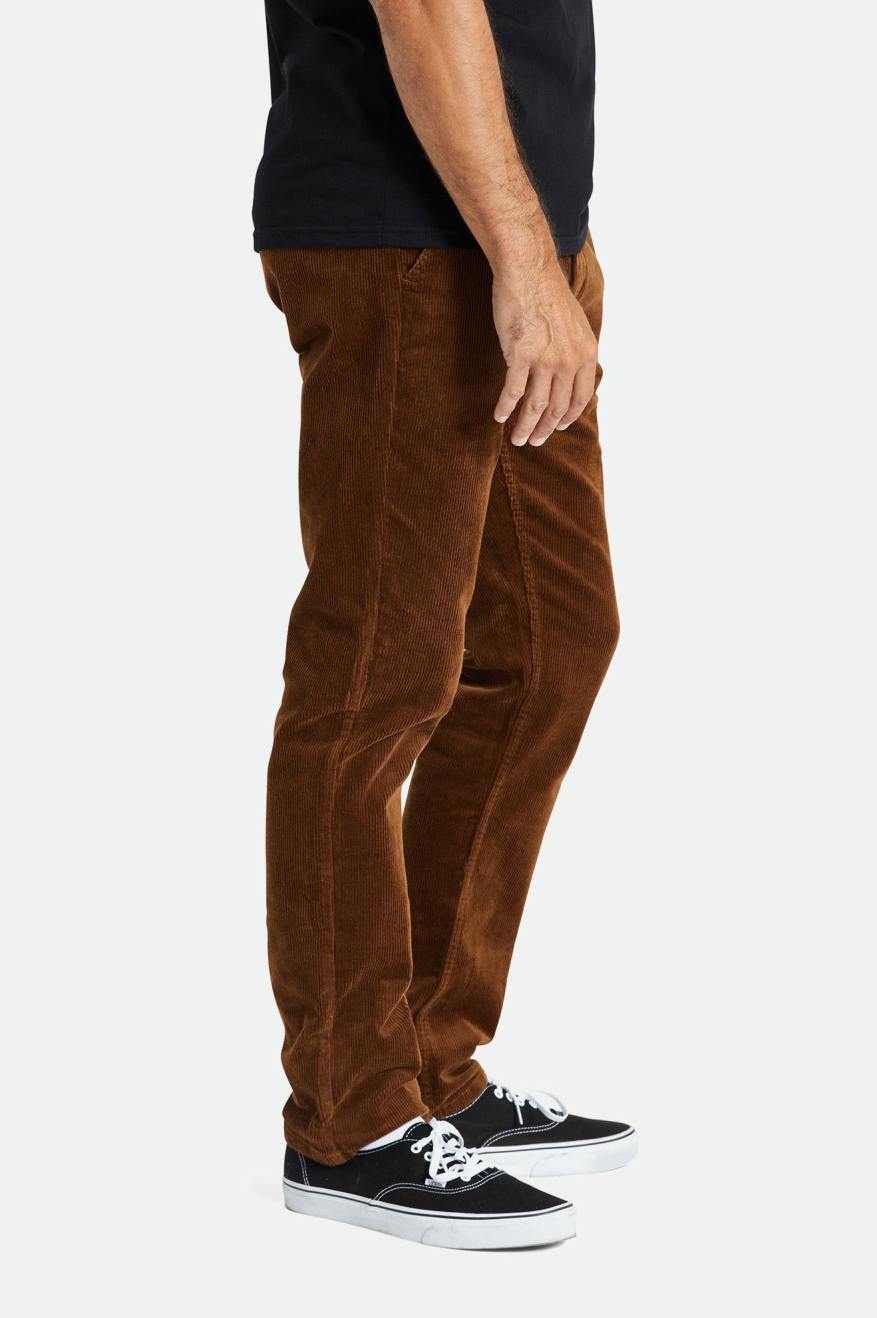 Pantalones Brixton Choice Chino Regular Hombre Marrones | 210745YSZ