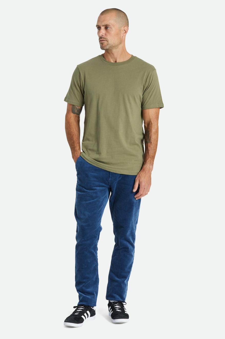 Pantalones Brixton Choice Chino Regular Hombre Azules | 247650RCW