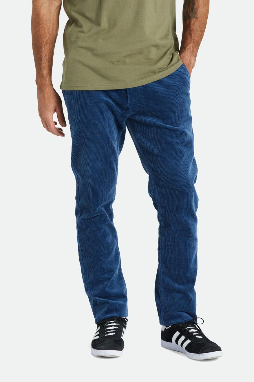 Pantalones Brixton Choice Chino Regular Hombre Azules | 247650RCW