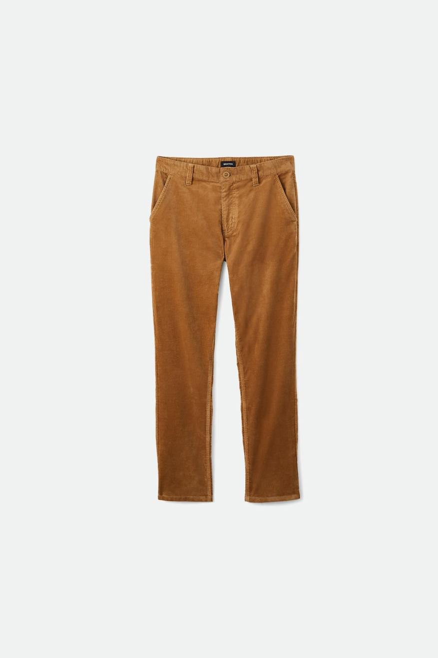 Pantalones Brixton Choice Chino Regular Hombre Kaki | 642918VGW