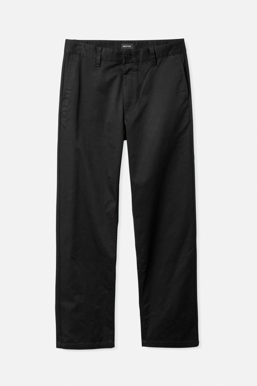 Pantalones Brixton Choice Chino Relaxed Hombre Negras | 429650MGB