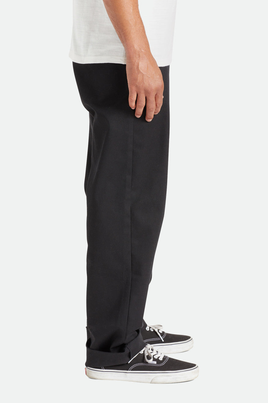 Pantalones Brixton Choice Chino Relaxed Hombre Negras | 429650MGB