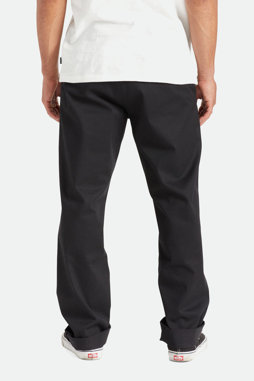 Pantalones Brixton Choice Chino Relaxed Hombre Negras | 429650MGB