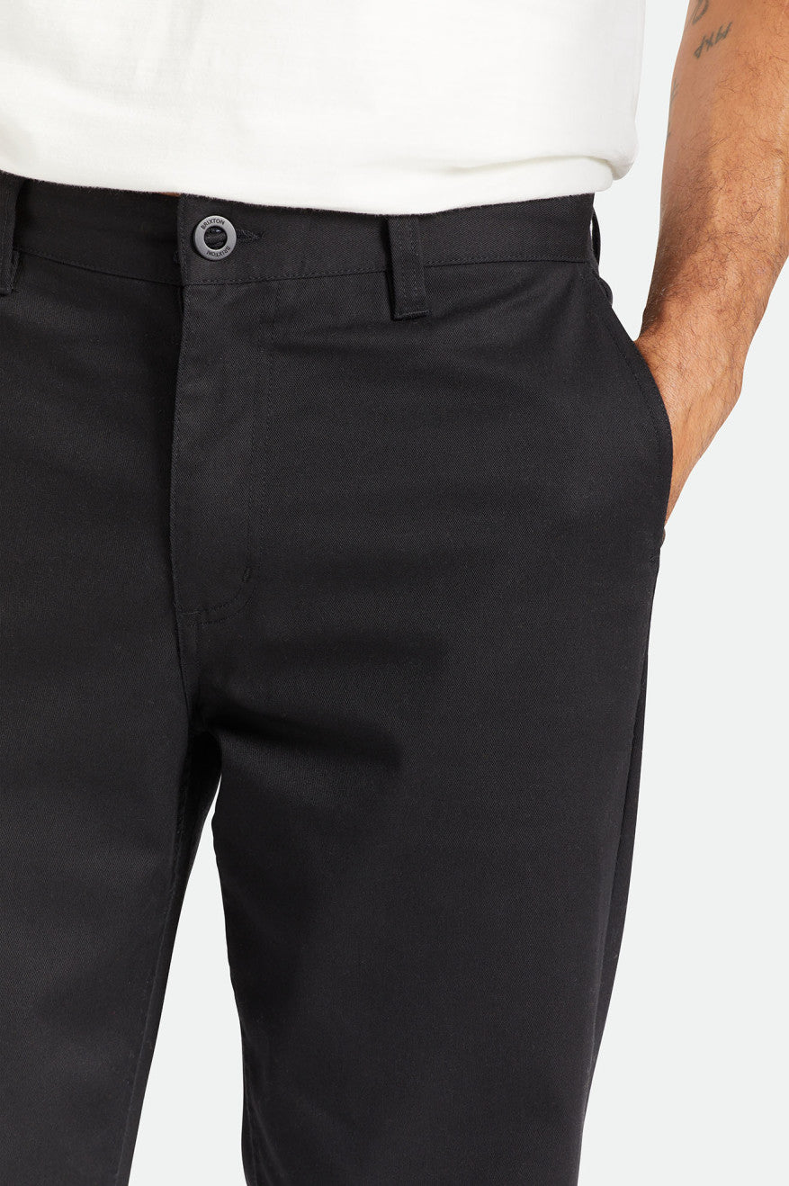 Pantalones Brixton Choice Chino Relaxed Hombre Negras | 429650MGB