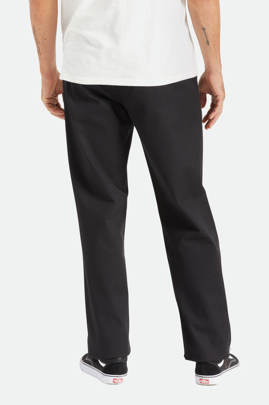 Pantalones Brixton Choice Chino Relaxed Hombre Negras | 429650MGB