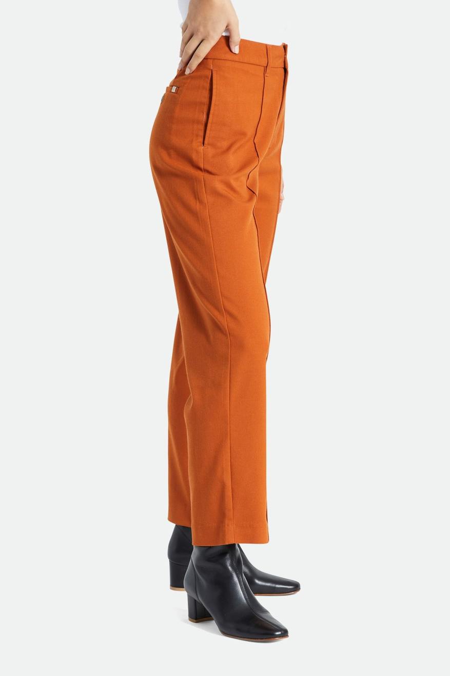 Pantalones Brixton Retro Trouser Mujer Naranjas | 520769ERZ