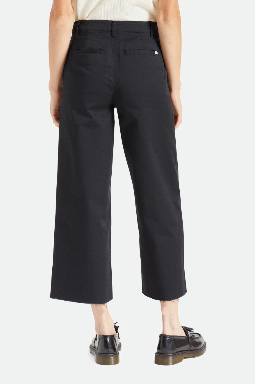 Pantalones Brixton Victory Anchos Leg Mujer Negras | 641528UGR