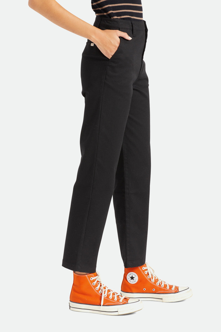 Pantalones Brixton Victory Mujer Negras | 214598JQE