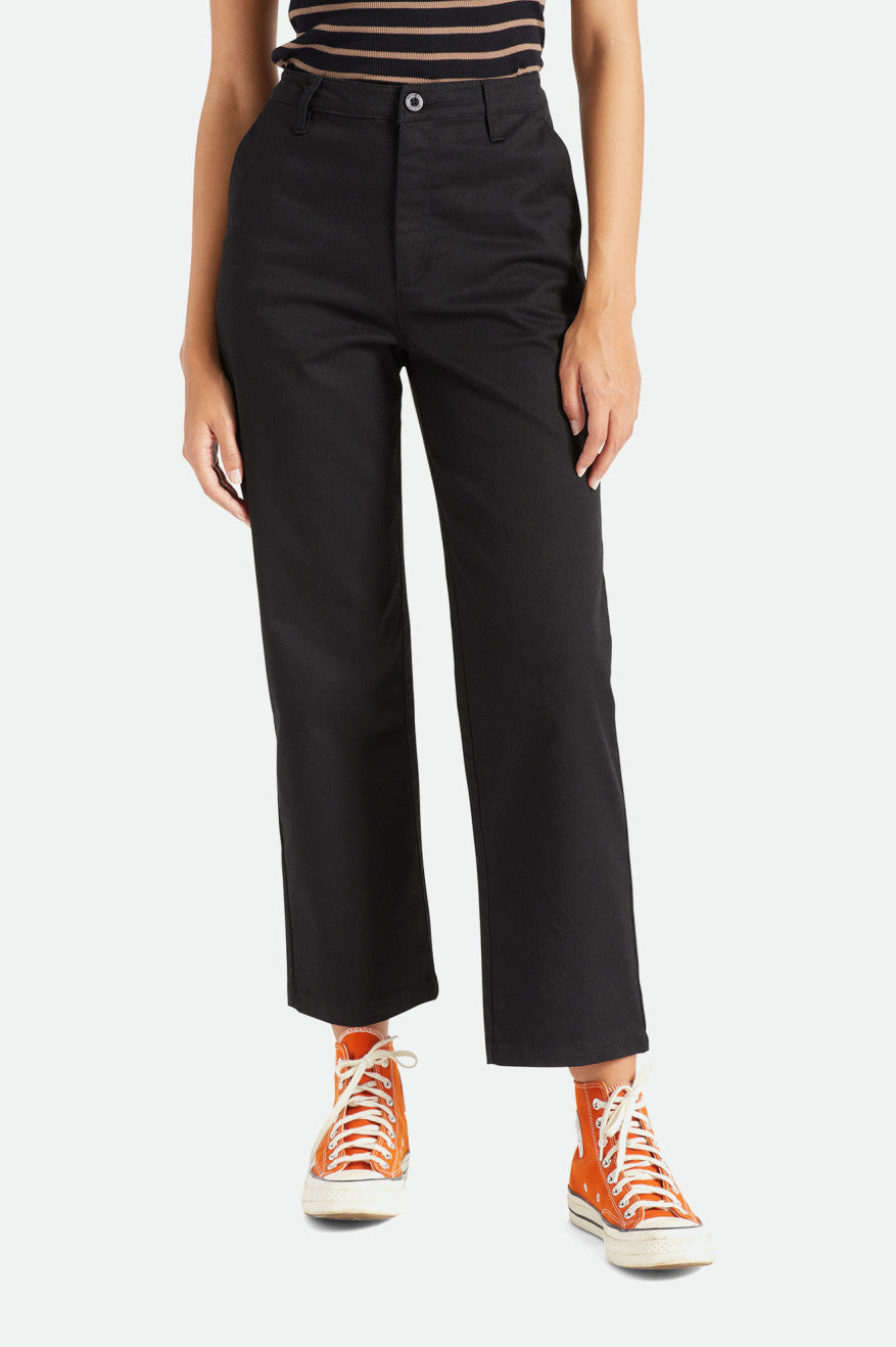 Pantalones Brixton Victory Mujer Negras | 214598JQE