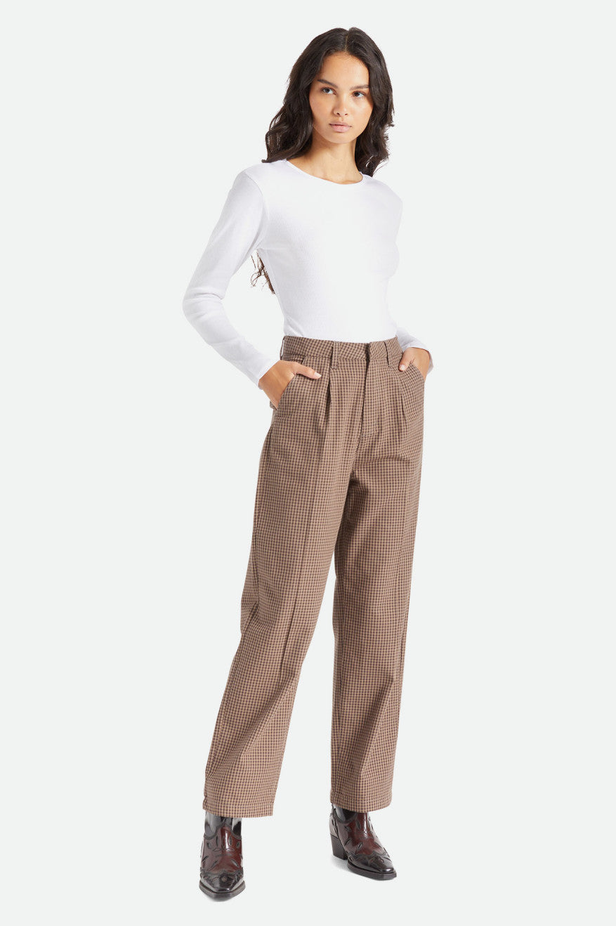 Pantalones Brixton Victory Trouser Mujer Verde Oscuro | 542170JZU