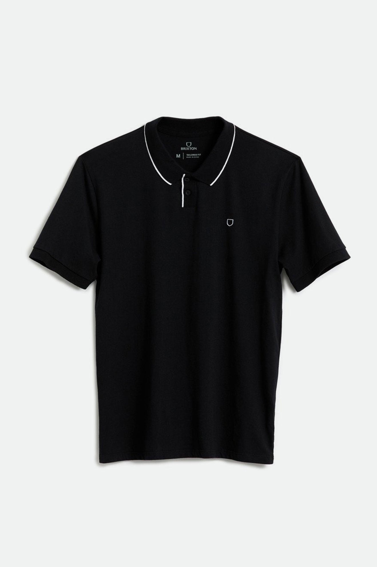 Prendas De Punto Brixton Proper S/S Polo Hombre Negras | 492706VRN