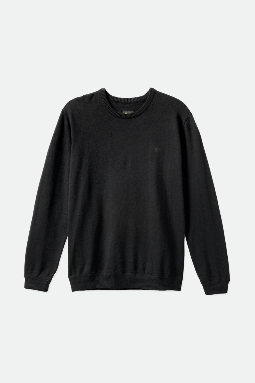 Prendas De Punto Brixton Reserve Cashmere Sueter Hombre Negras | 406728BWO