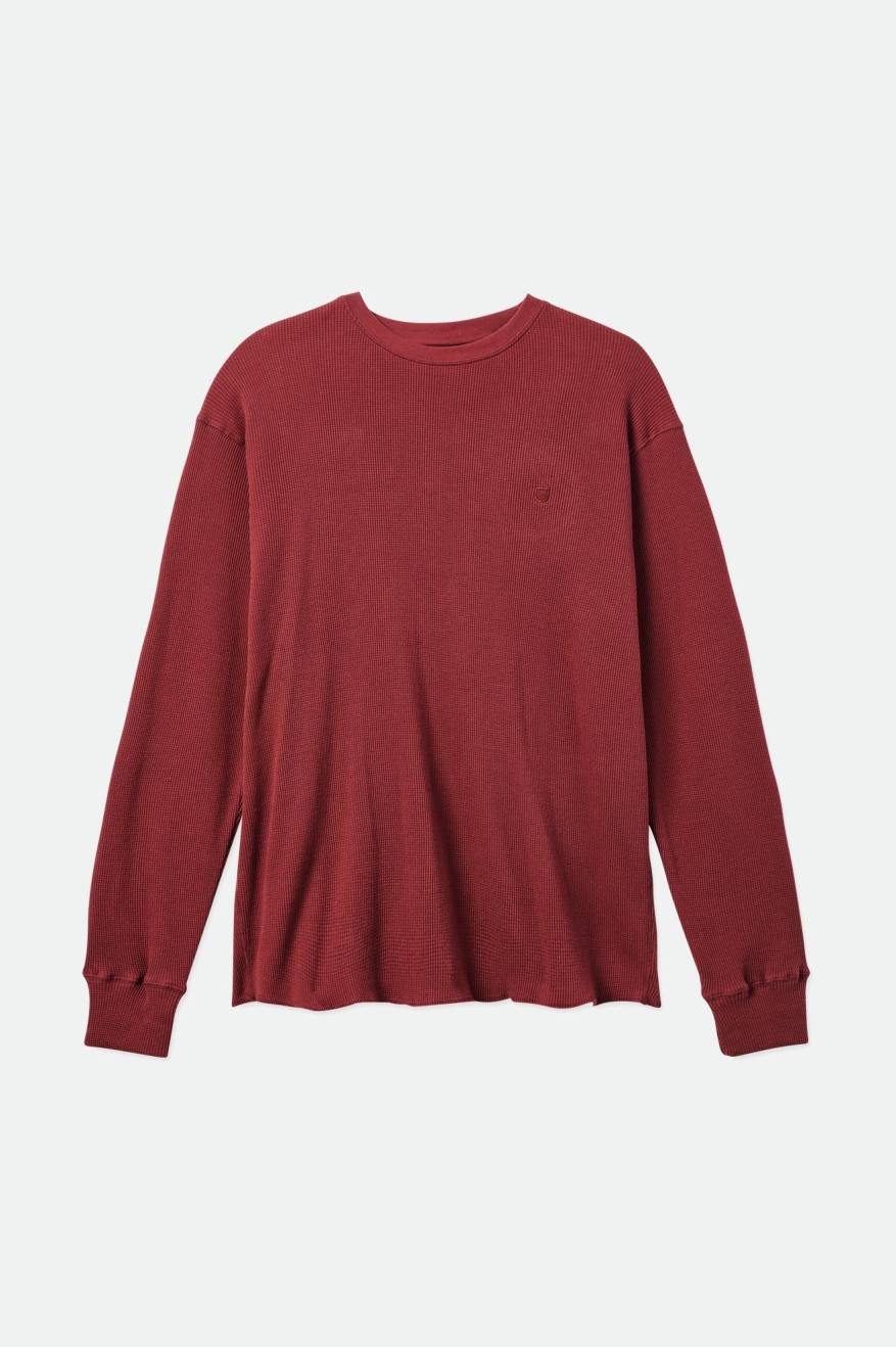 Prendas De Punto Brixton Reserve Thermal L/S Hombre Rojas | 127685SDI