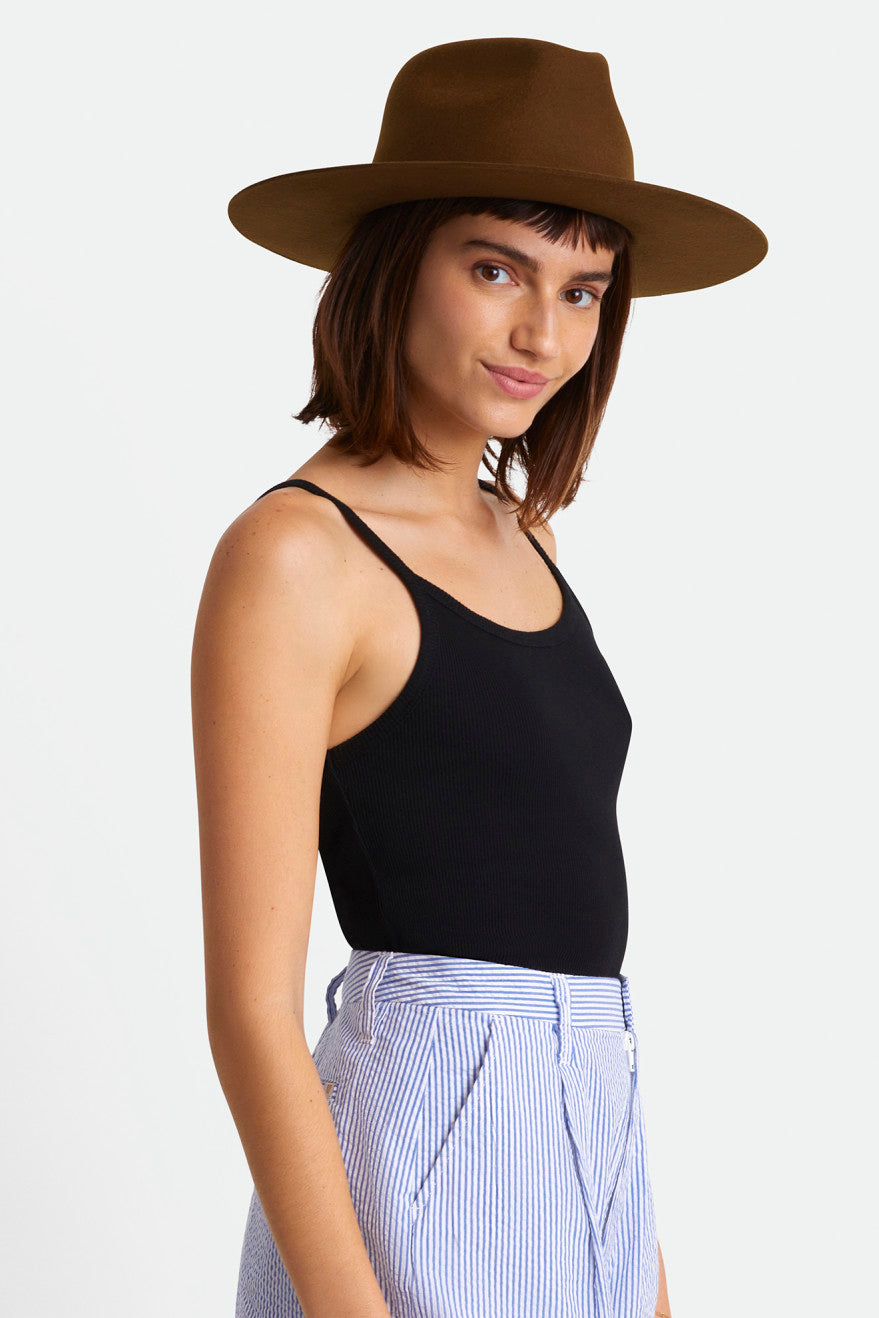 Sombreros Brixton Cohen Cowboy Hat Mujer Cafe | 745063DCW