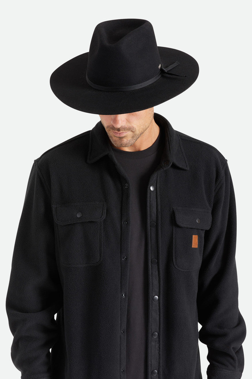 Sombreros Brixton Cohen Cowboy Hat Mujer Negras | 781465DQJ