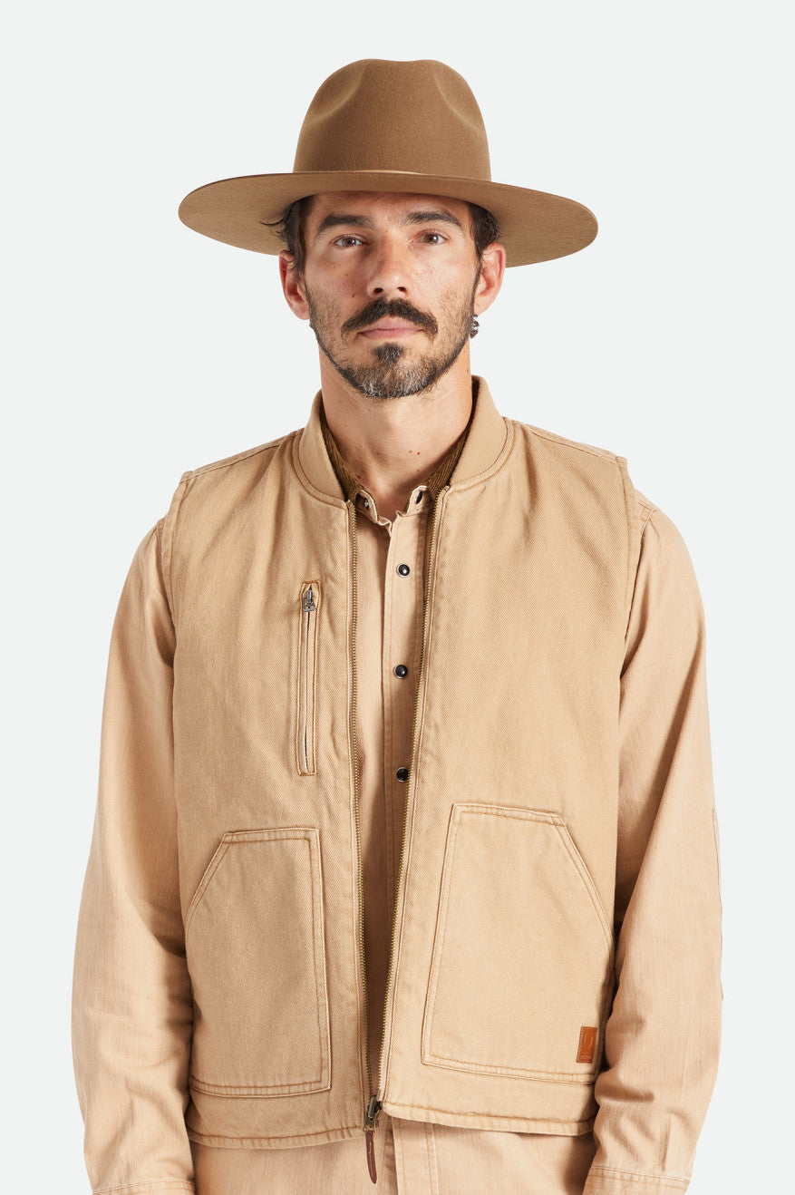 Sombreros Brixton Cohen Cowboy Hombre Beige | 246873CWI