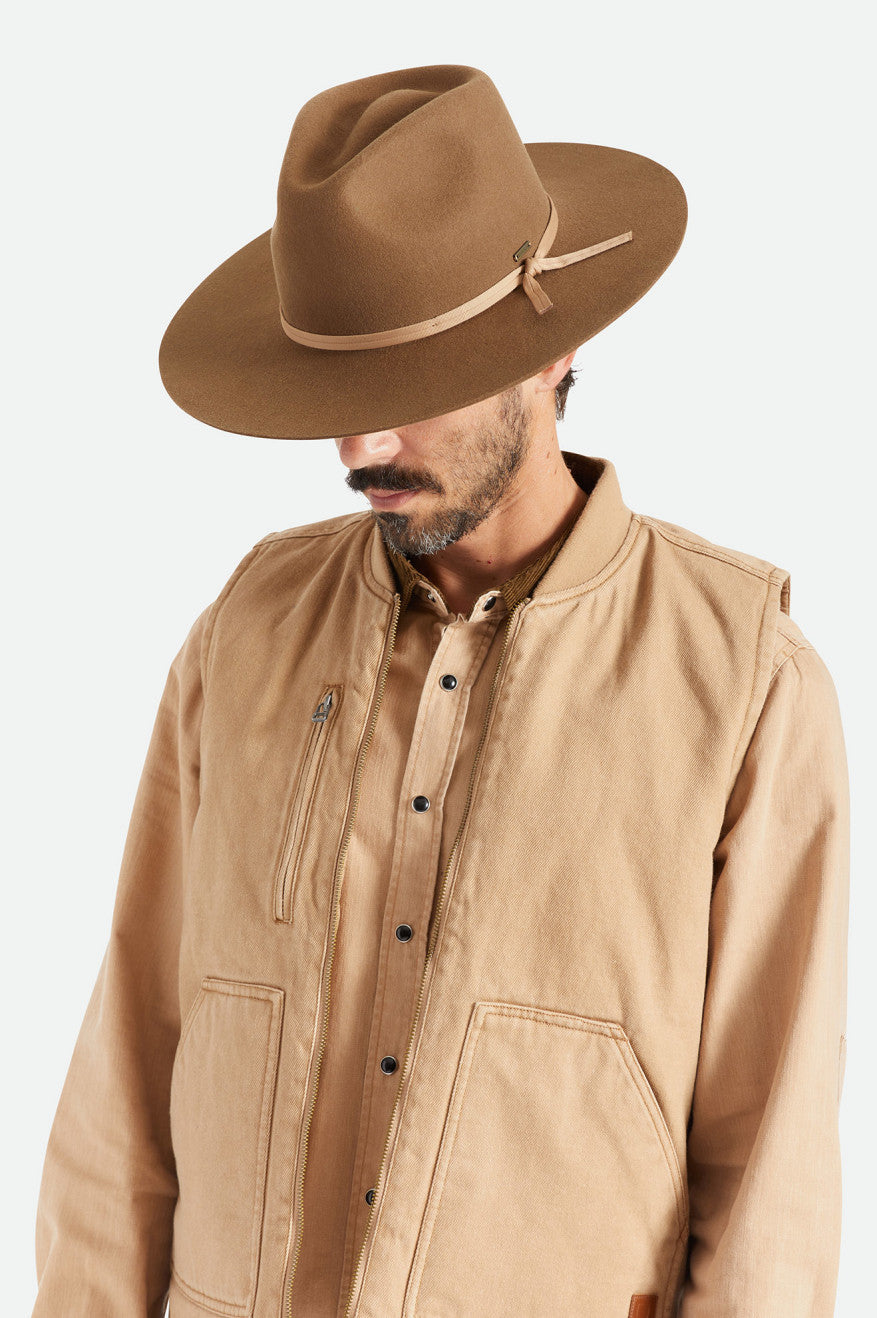 Sombreros Brixton Cohen Cowboy Hombre Beige | 246873CWI