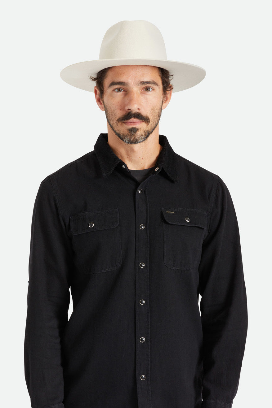 Sombreros Brixton Cohen Cowboy Hombre Blancas | 702395XIR