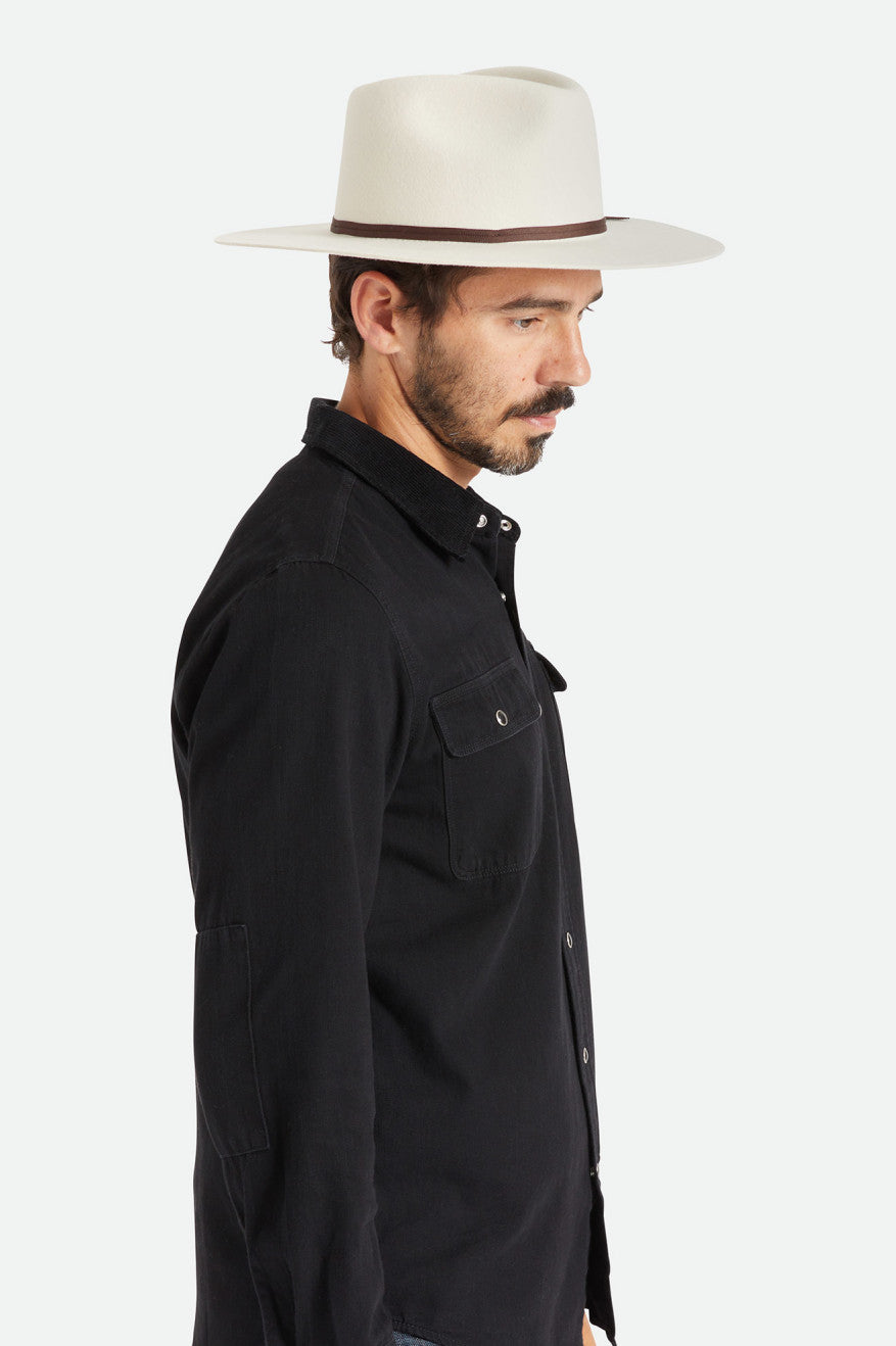 Sombreros Brixton Cohen Cowboy Hombre Blancas | 702395XIR