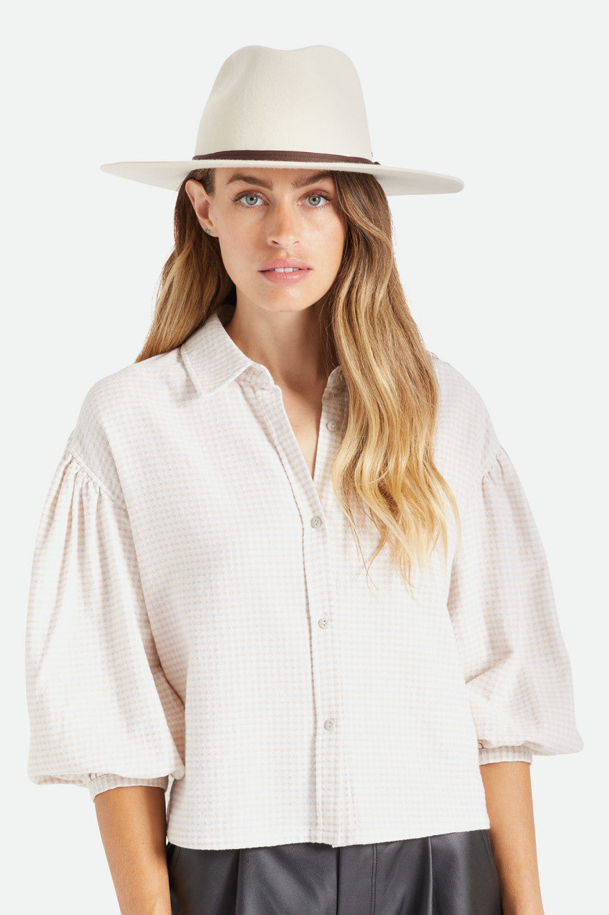 Sombreros Brixton Cohen Cowboy Mujer Blancas | 705968EJB