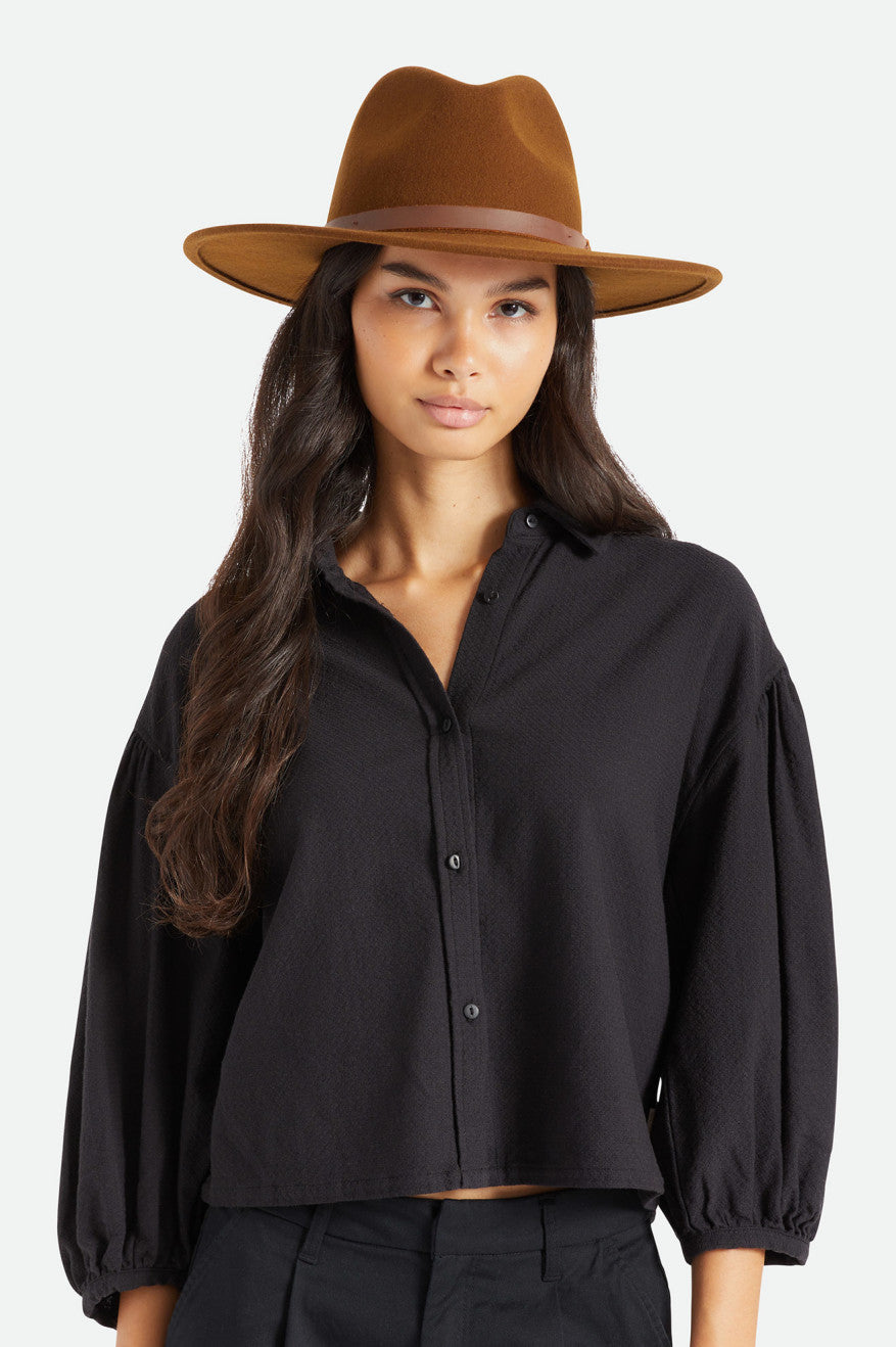 Sombreros Brixton Field Proper Hat Mujer Cafe | 750629OIA