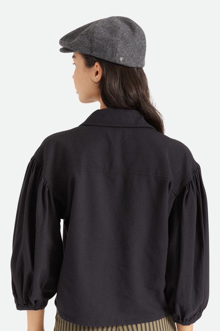 Sombreros Brixton Hooligan Snap Mujer Gris Negras | 795601DHP