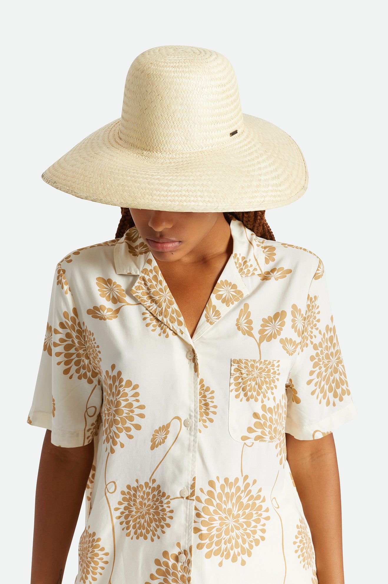 Sombreros Brixton Janae Sun Hat Mujer Beige | 346581NWO