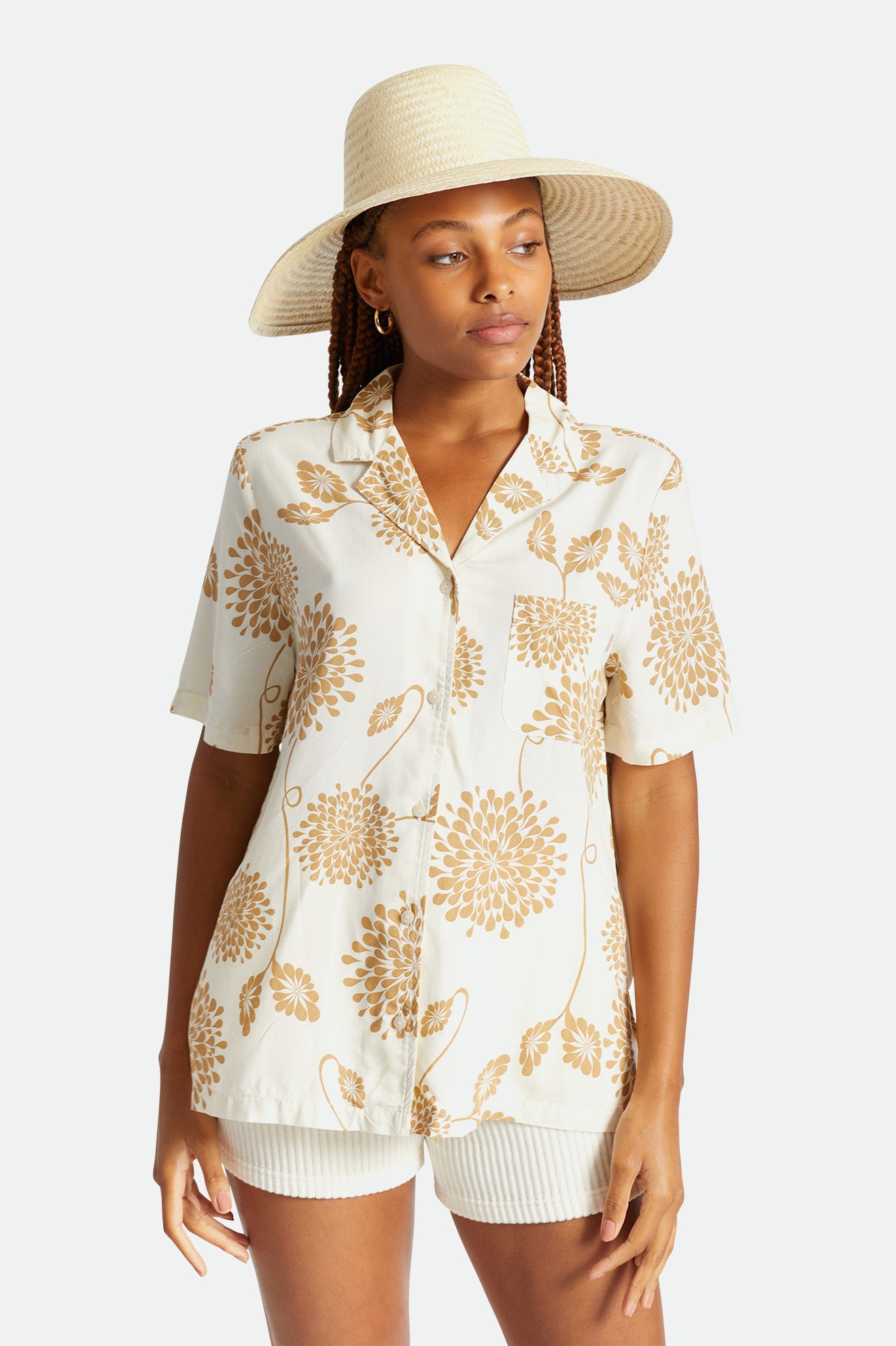 Sombreros Brixton Janae Sun Hat Mujer Beige | 346581NWO